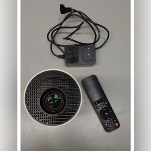 Amazon Black and White Portable Speaker with Remote